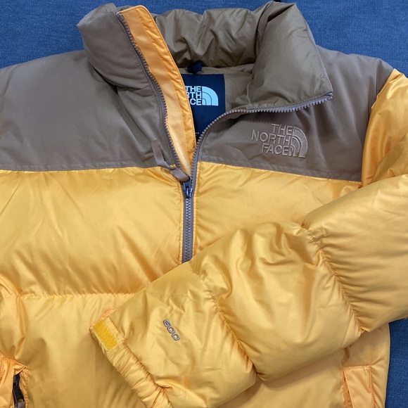NWT North Face Puffer JacketEco Nuptse LE Mens Large Summit Gold Brown - Picture 5 of 9